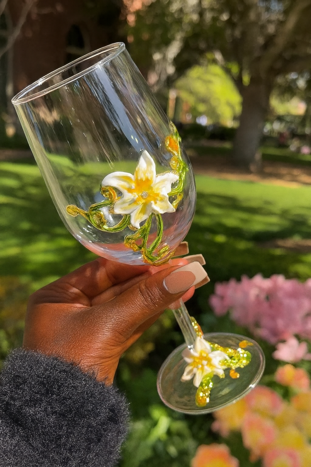 Frog Prince Champagne Glass