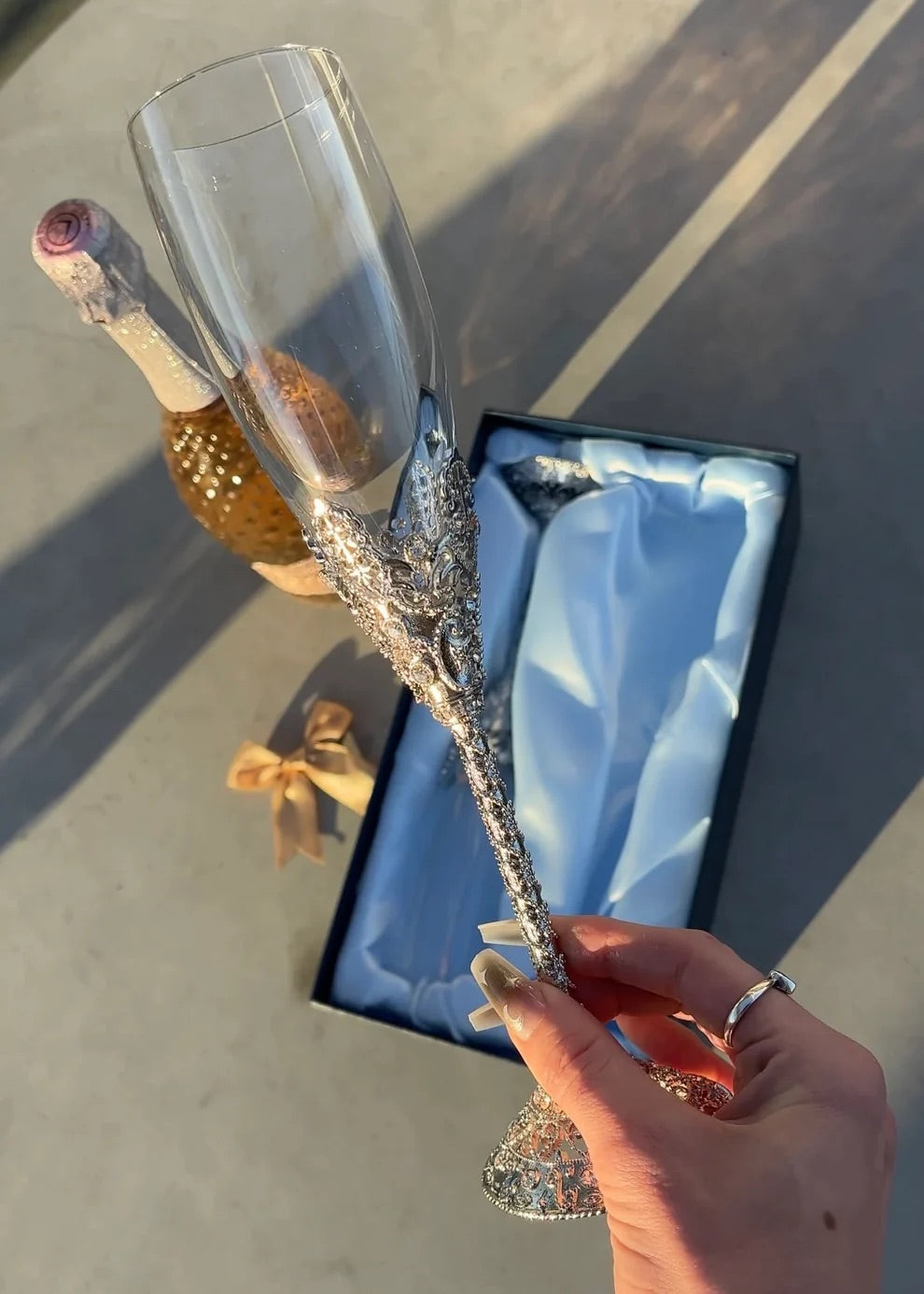 The Enchanted Champagne Glass