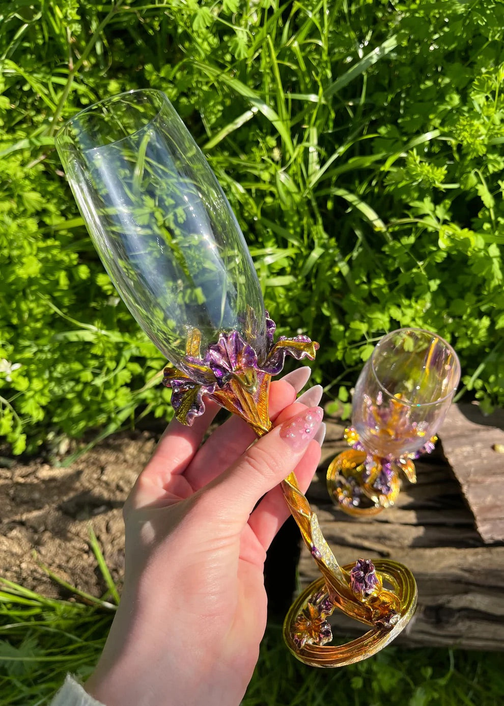 Tangled Dreams Champagne Glass