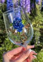 The Enchanted Apple Champagne Glass