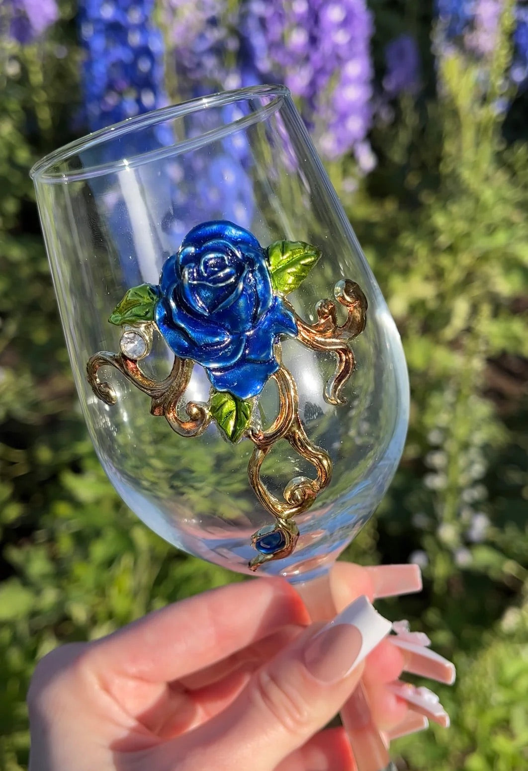 The Enchanted Apple Champagne Glass
