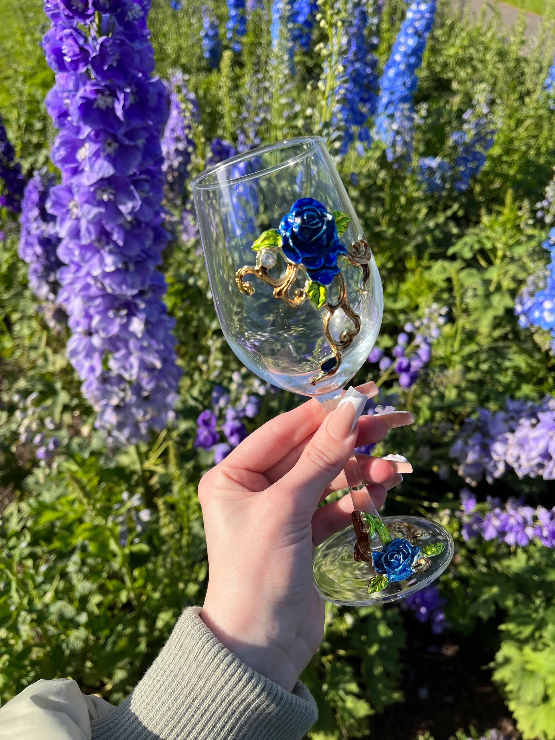 The Enchanted Apple Champagne Glass
