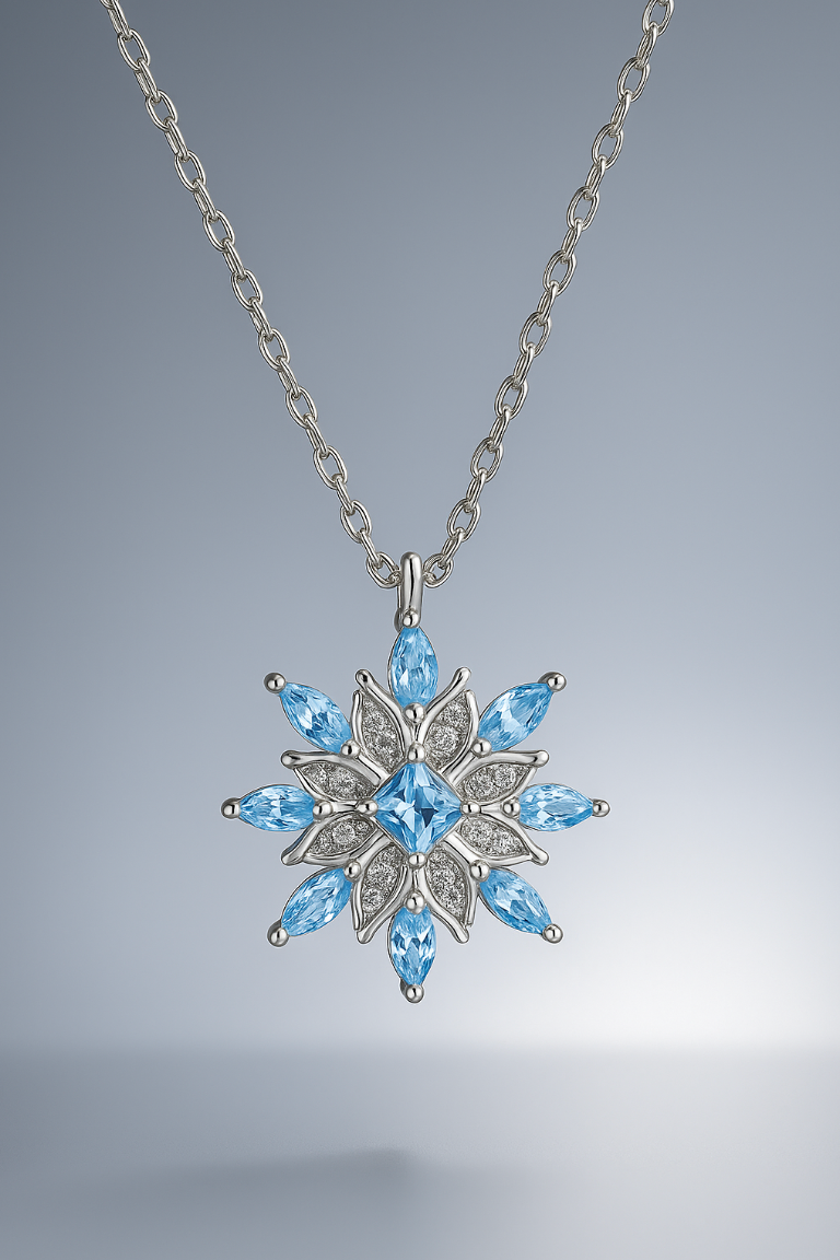 Arendellian Ice Crystal Necklace