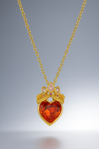 Royal Crown Heart Necklace