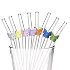 Butterfly Glass Straw