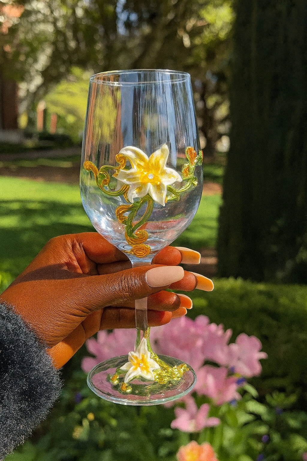 Frog Prince Champagne Glass